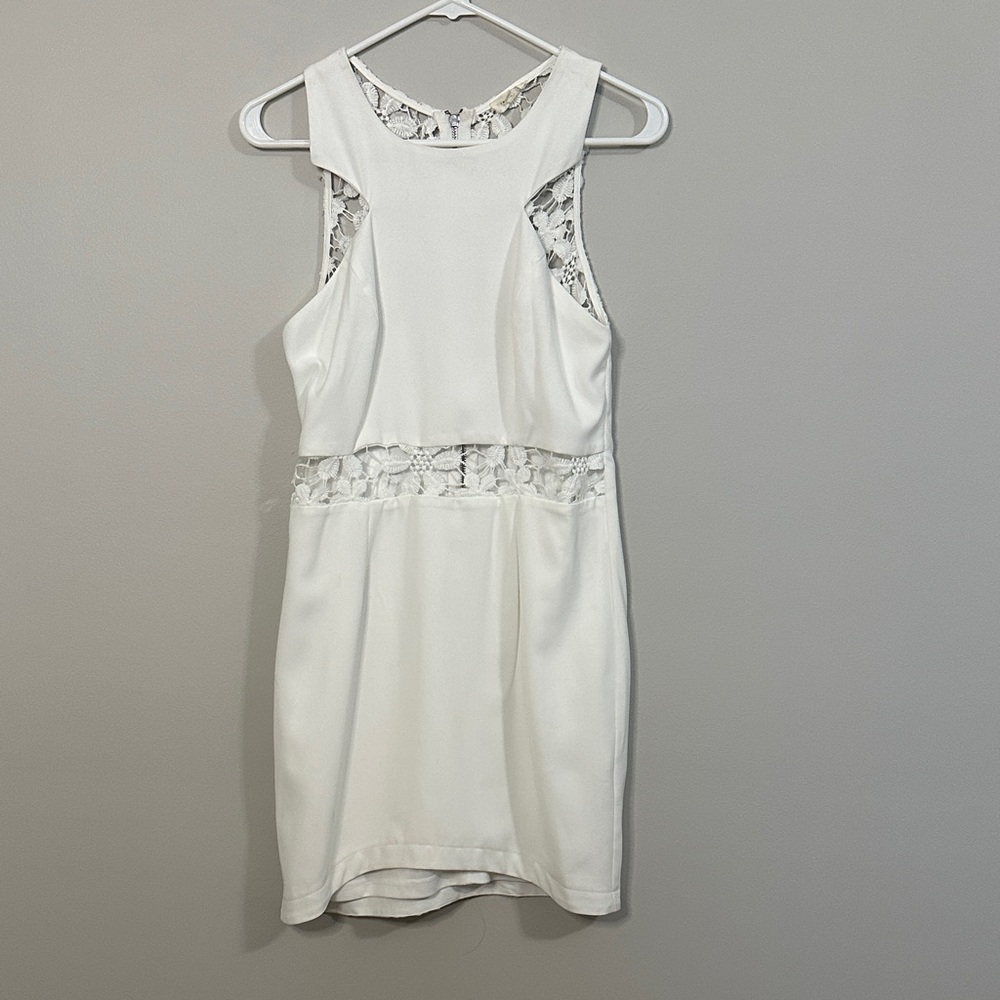 Tea n Cup Ivory Lace Detail Dress